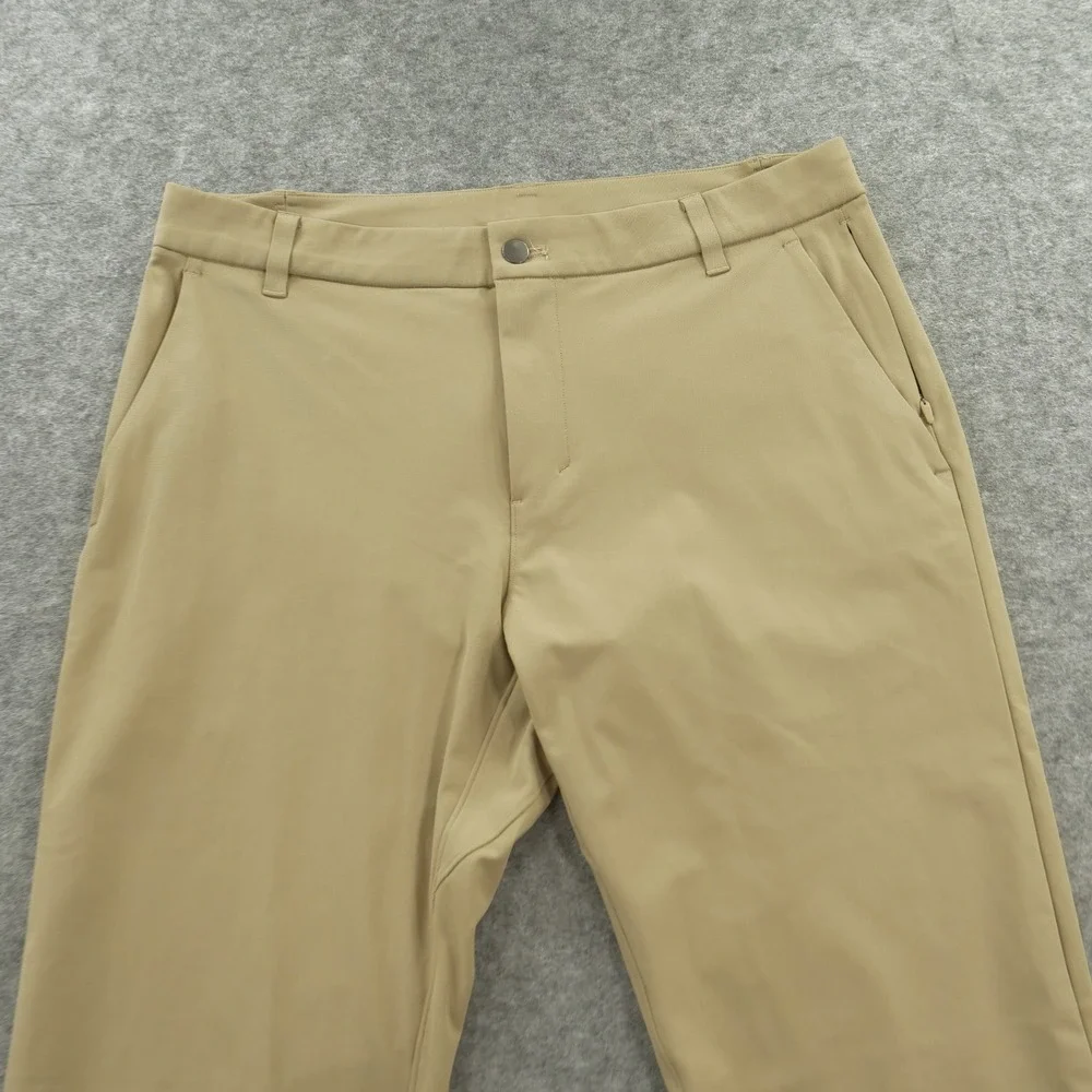 Lululemon Pants Mens 34 Commission Chino Flat Front Classic Fit Medium Rise Golf